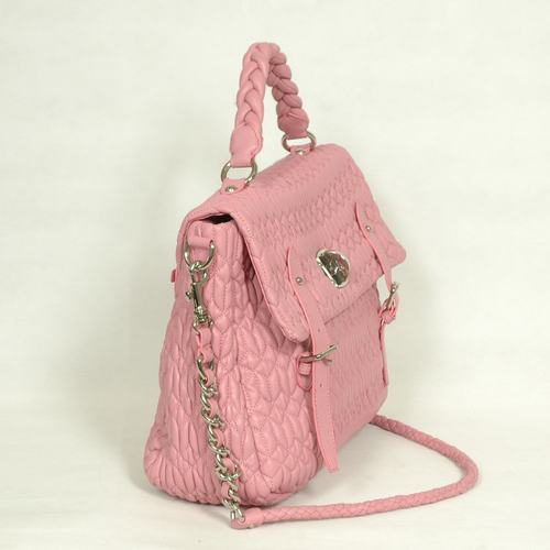 8667 Miu Miu Borse Totalizzatore Quilted Custodia in pelle 8667 rosa